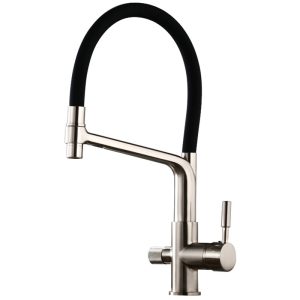 540209824 All copper three in one water purifier faucet, household kitchen vegetable washing basin, universal pull, waterproof and splash proof