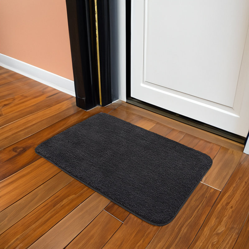Non-Slip Rubber Mat for Bathroom and Entry Door - Household Floor Mat & Business Dust Mat, Effective Dirt Prevention - Image 2